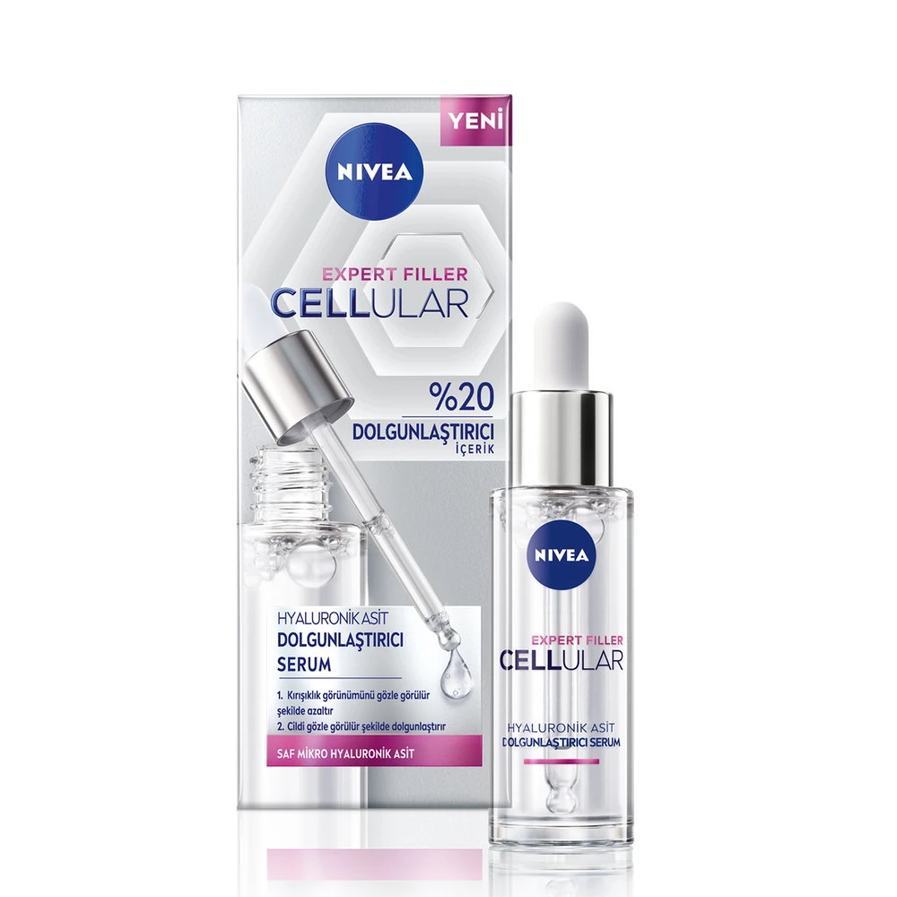 NIVEA Cellular Expert Filler Hyaluronik Asit Dolgunlaştırıcı Cilt Serum 30 Ml