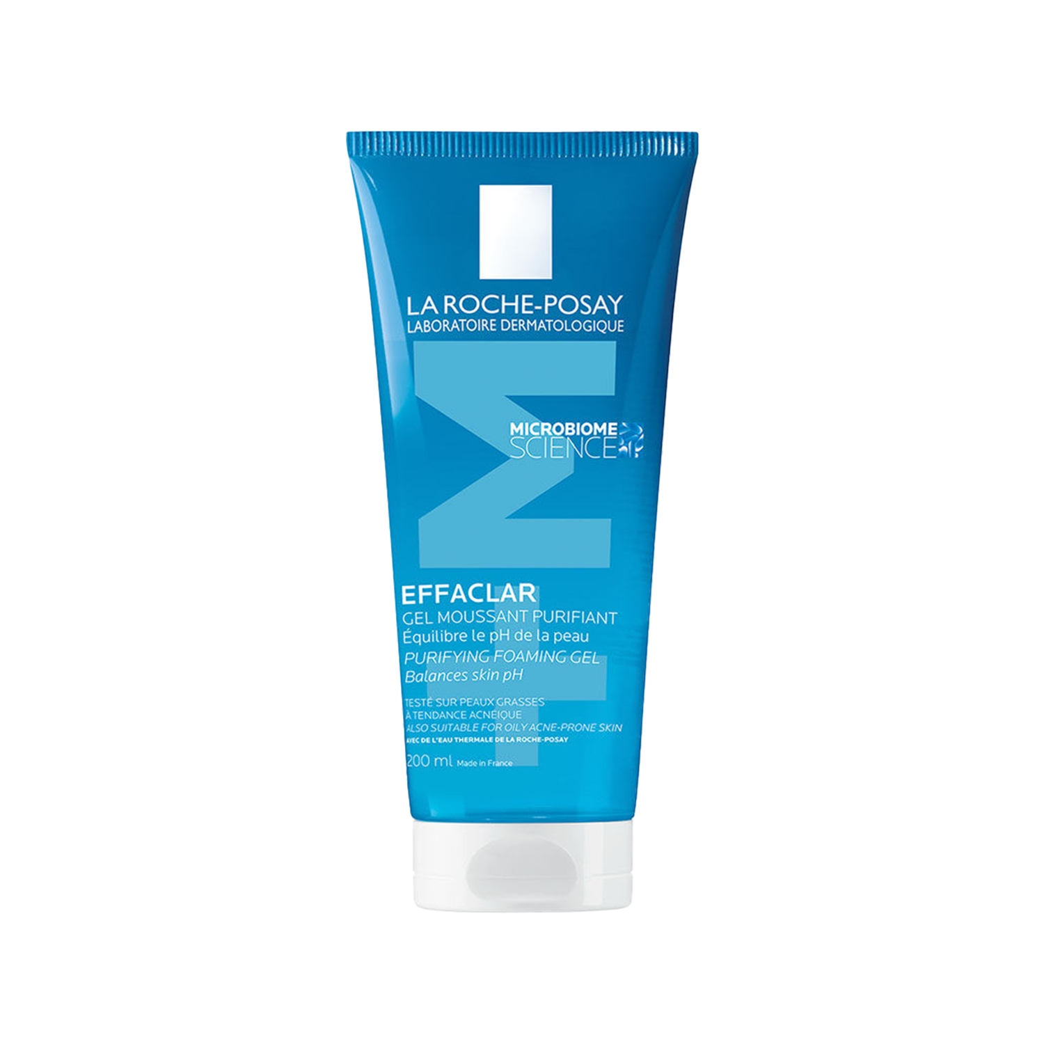 La Roche-Posay Effaclar Jel 200 ml – Yağlı ve akneye eğilimli ciltler için yüz temizleme jeli